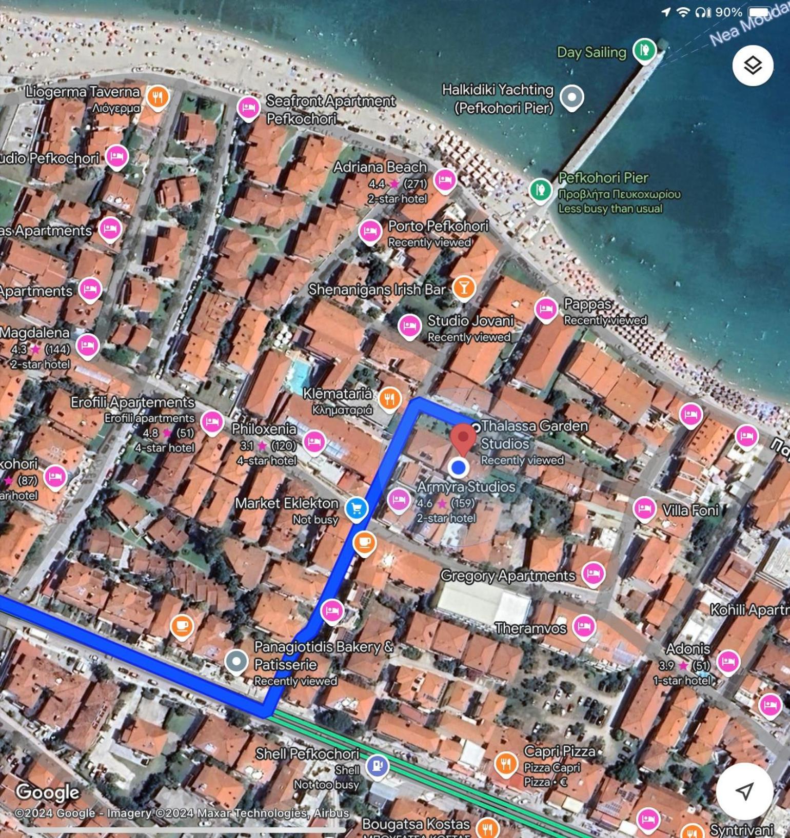 Thalassa Garden Studios Pefkochori Exterior foto